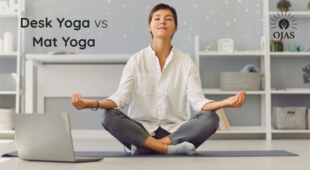 comparison: Desk Yoga vs Mat Yoga