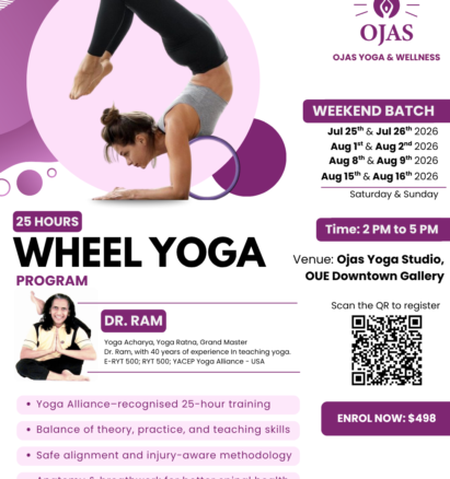 25 hrs Wheel Yoga