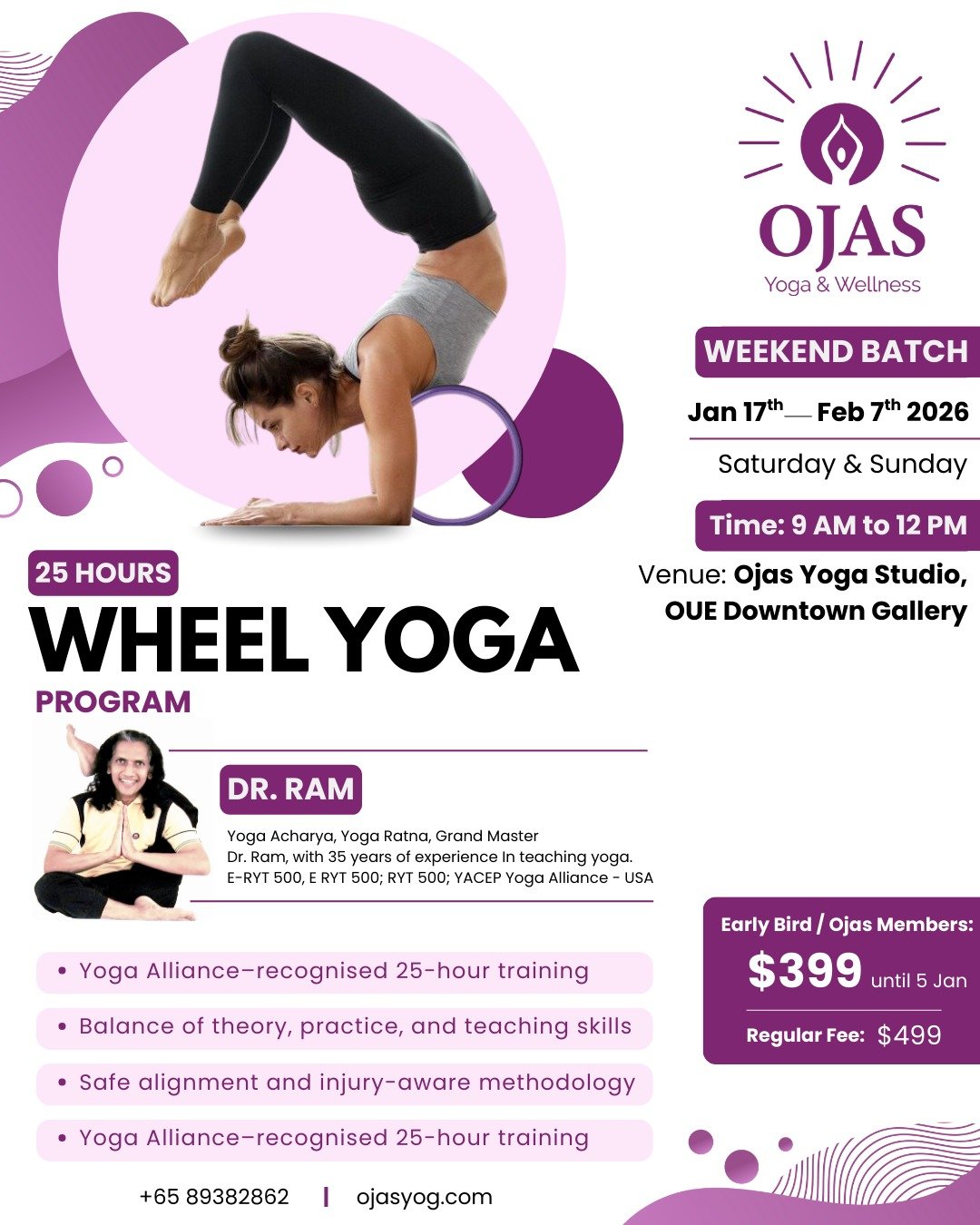 wheel yoga classes