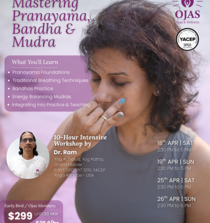 Mastering Pranayama, Bandha & Mudra – 10 Hour Intensive By Dr. Ram