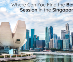 yoga session in the Singapore CBD