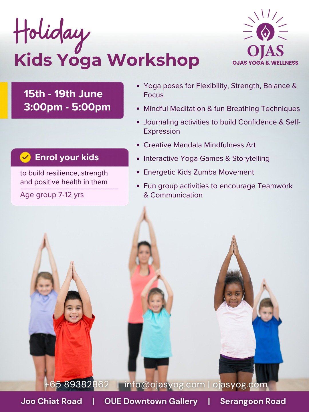 Kids Yoga Workshop Singapore