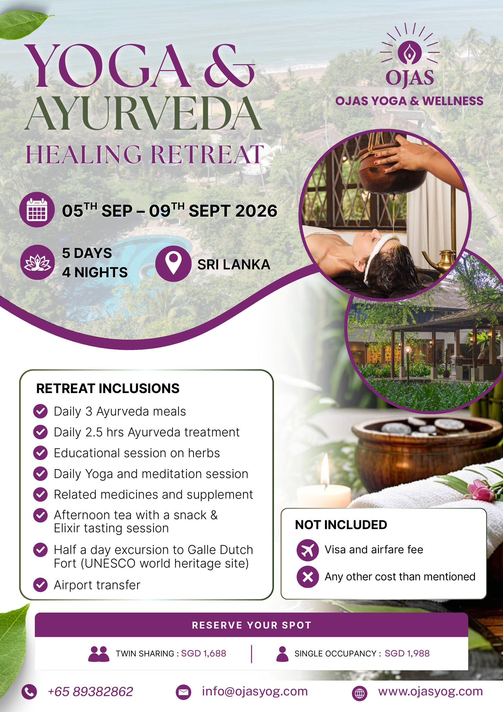 Yoga & Ayurveda Retreat in Sri Lanka
