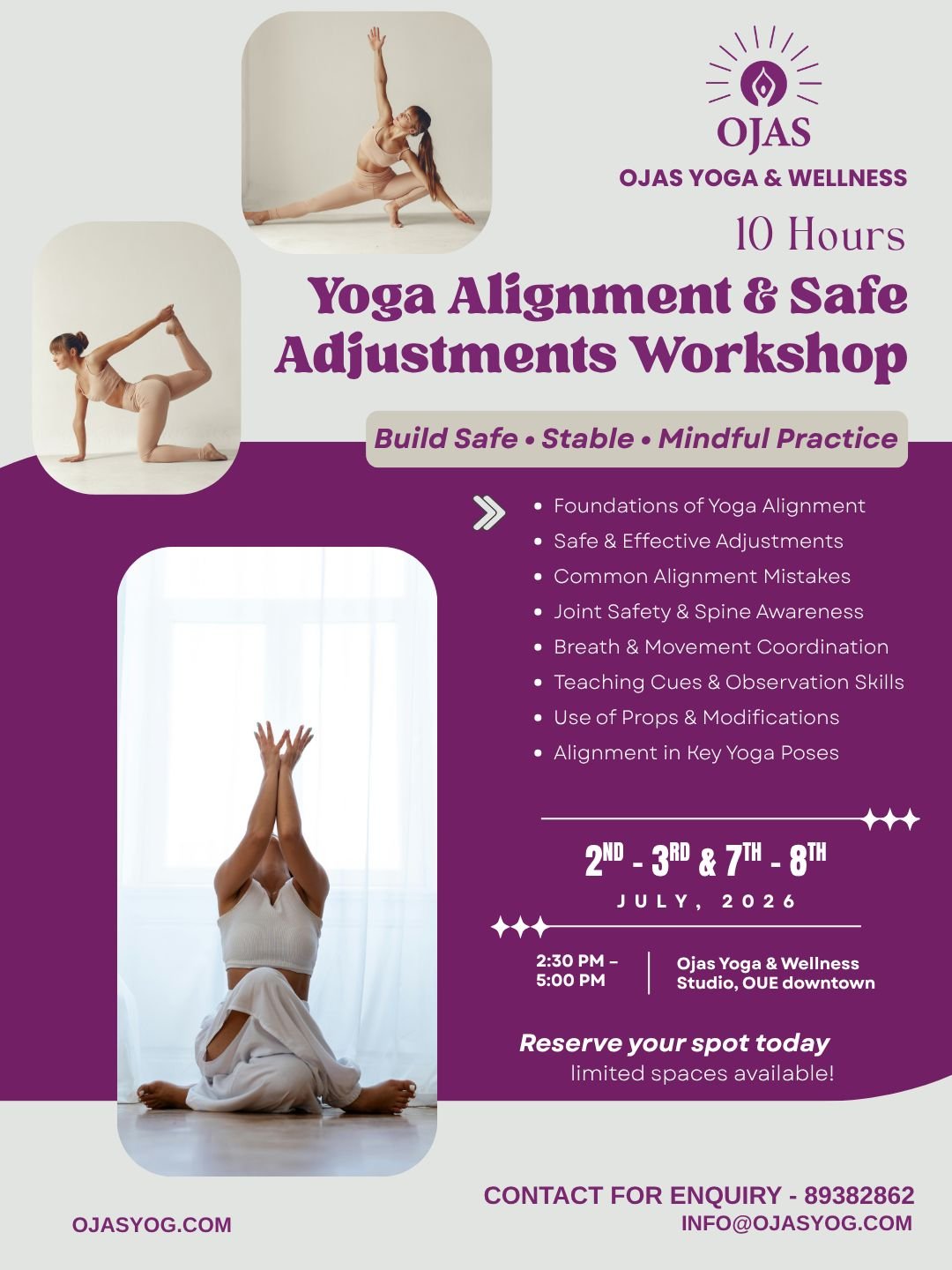 yoga alignment workshop Singapore