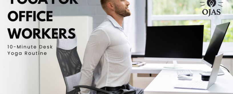 desk yoga for neck pain