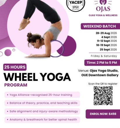wheel yoga class